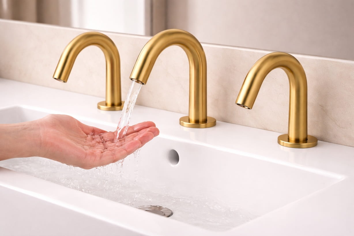 Gold over sink